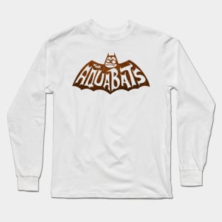 aquabats orange vintage Long Sleeve T-Shirt